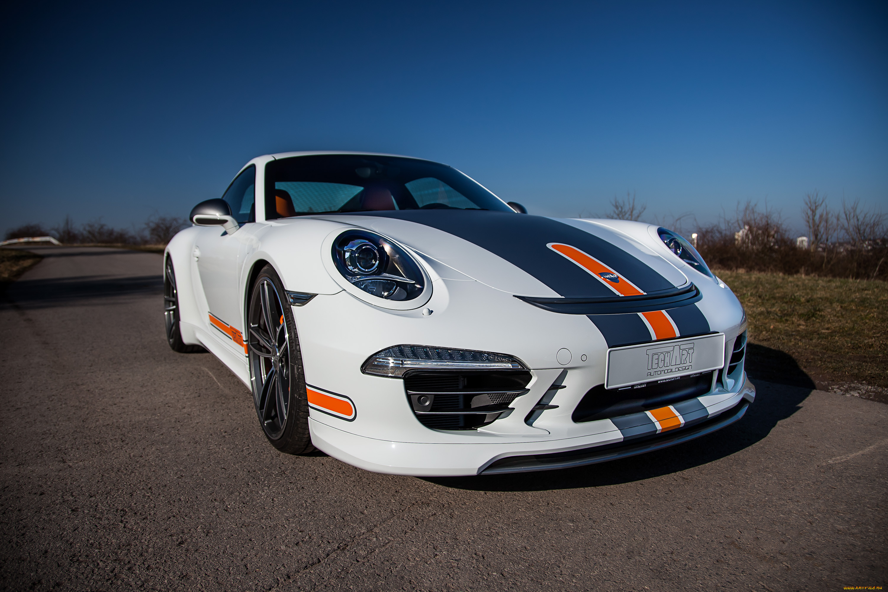 , porsche, coupe, carrera, 4, 911, techart